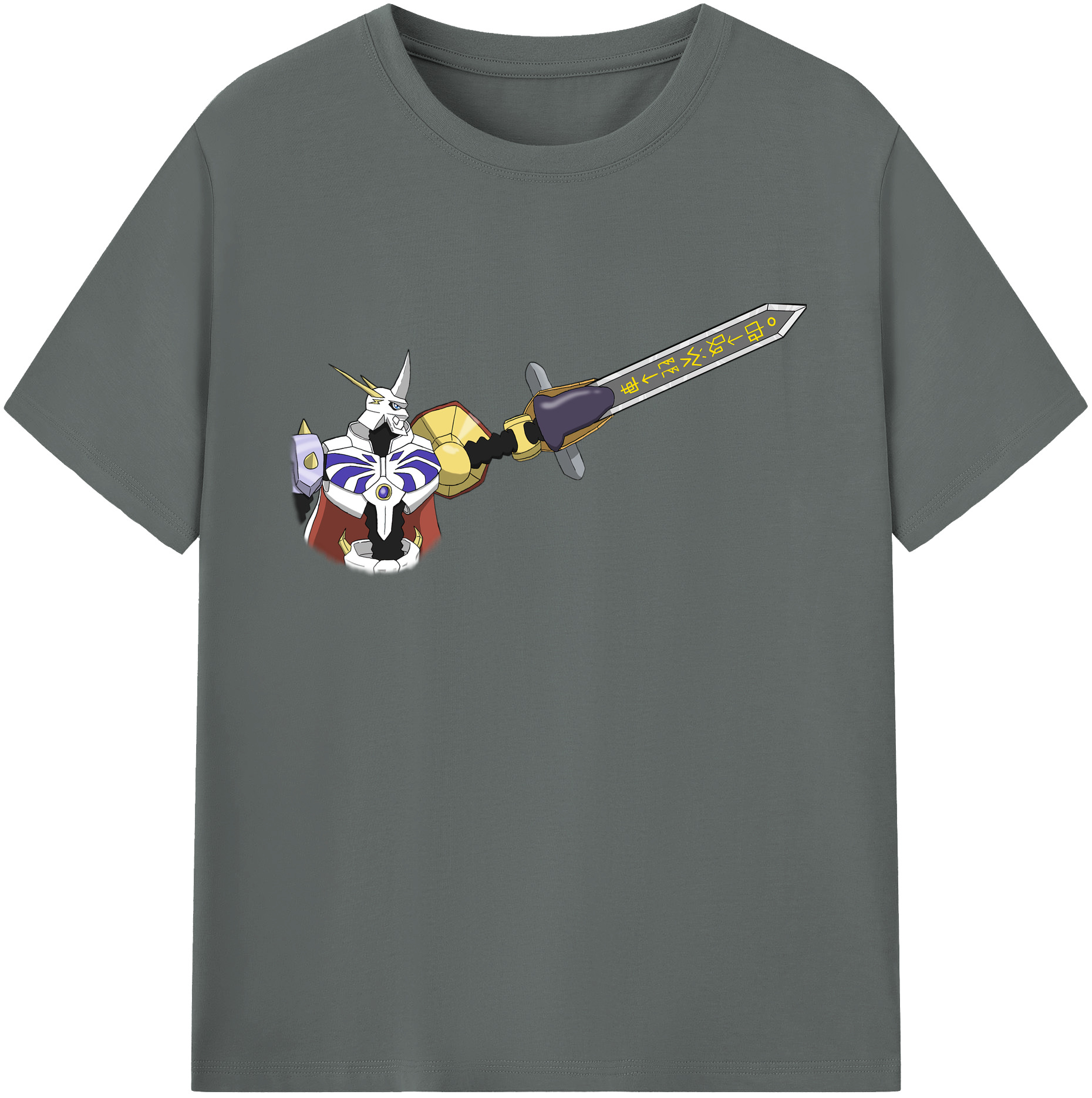 （画像用） Digimon デジタルモンスター/デジモン 綿100％ メンズ半袖Tシャツ｜肌触りやわらか＆通気性